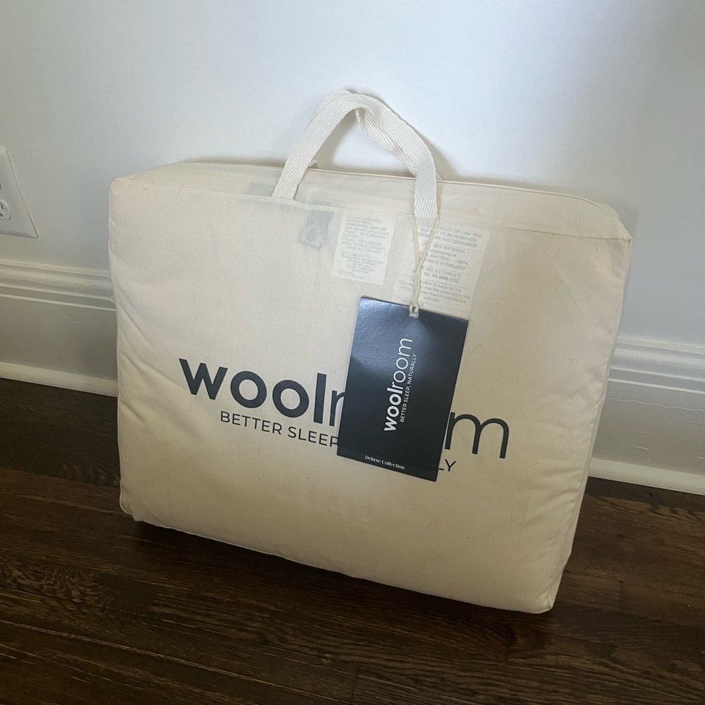 Woolroom Deluxe Washable Wool Comforter - Light